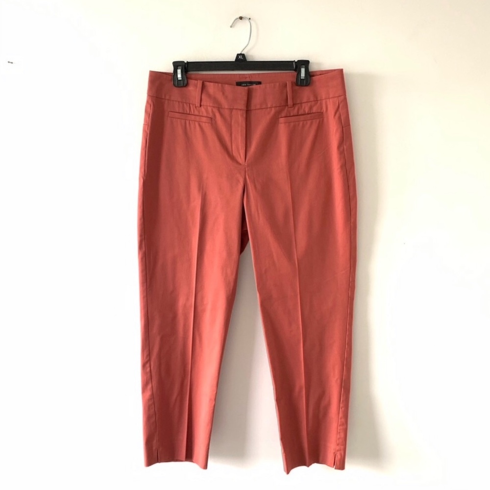 Ann Taylor Kate Trousers Ankle Crop Leg Pants 10